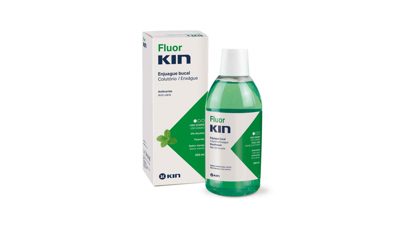 KIN FLUORKIN MINT DAILY MOUTHWASH 500ml | www.pharmalife.al